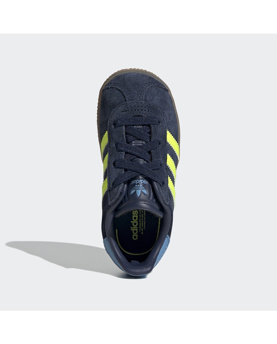 Sapatilhas Casual de Bebé Gazelle Cf El I Originals Azul-3