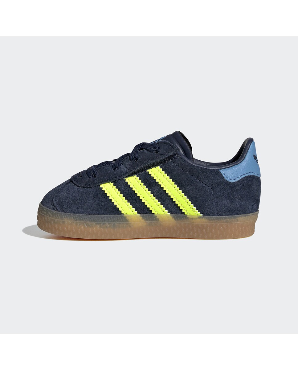 Sapatilhas Casual de Bebé Gazelle Cf El I Originals Azul-4
