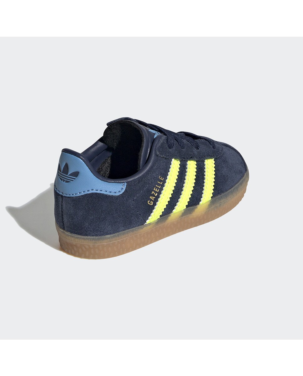 Sapatilhas Casual de Bebé Gazelle Cf El I Originals Azul-5