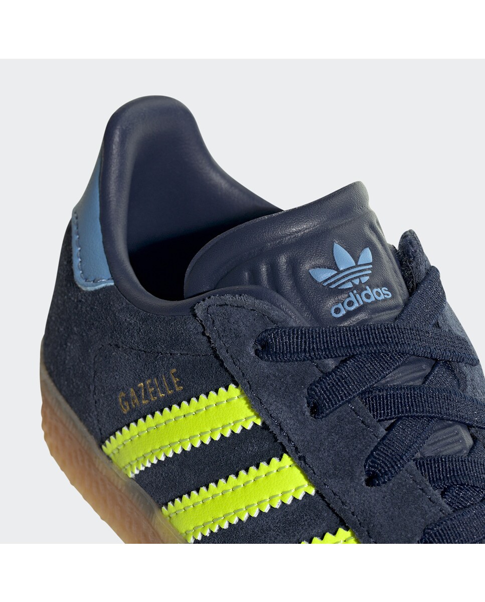 Sapatilhas Casual de Bebé Gazelle Cf El I Originals Azul-7