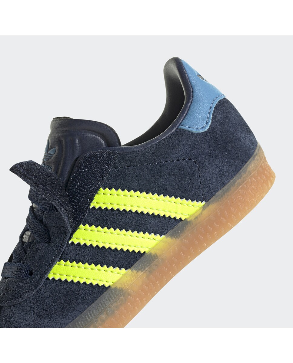 Sapatilhas Casual de Bebé Gazelle Cf El I Originals Azul-9