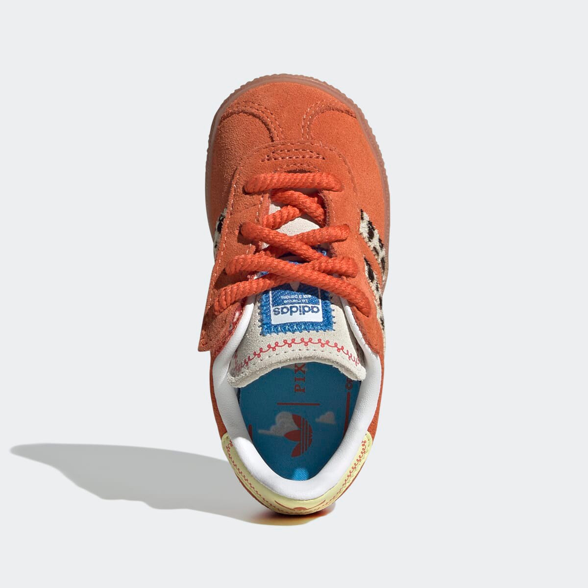Sapatilhas Casual de Bebé Gazelle CF EL I Originals Laranja-3