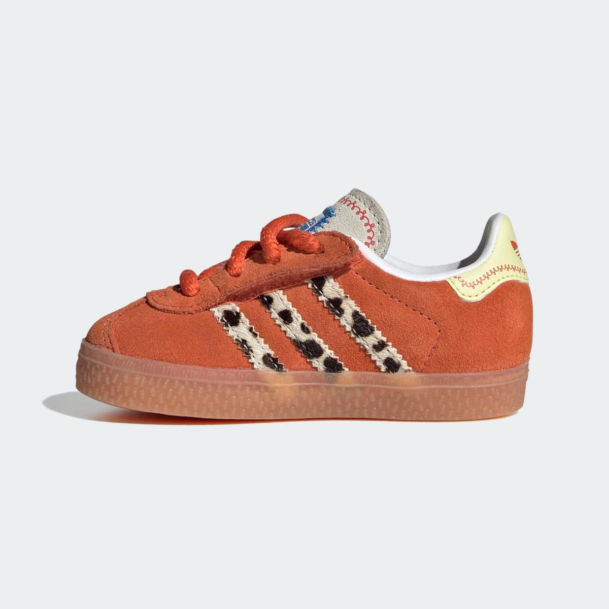 Sapatilhas Casual de Bebé Gazelle CF EL I Originals Laranja-4