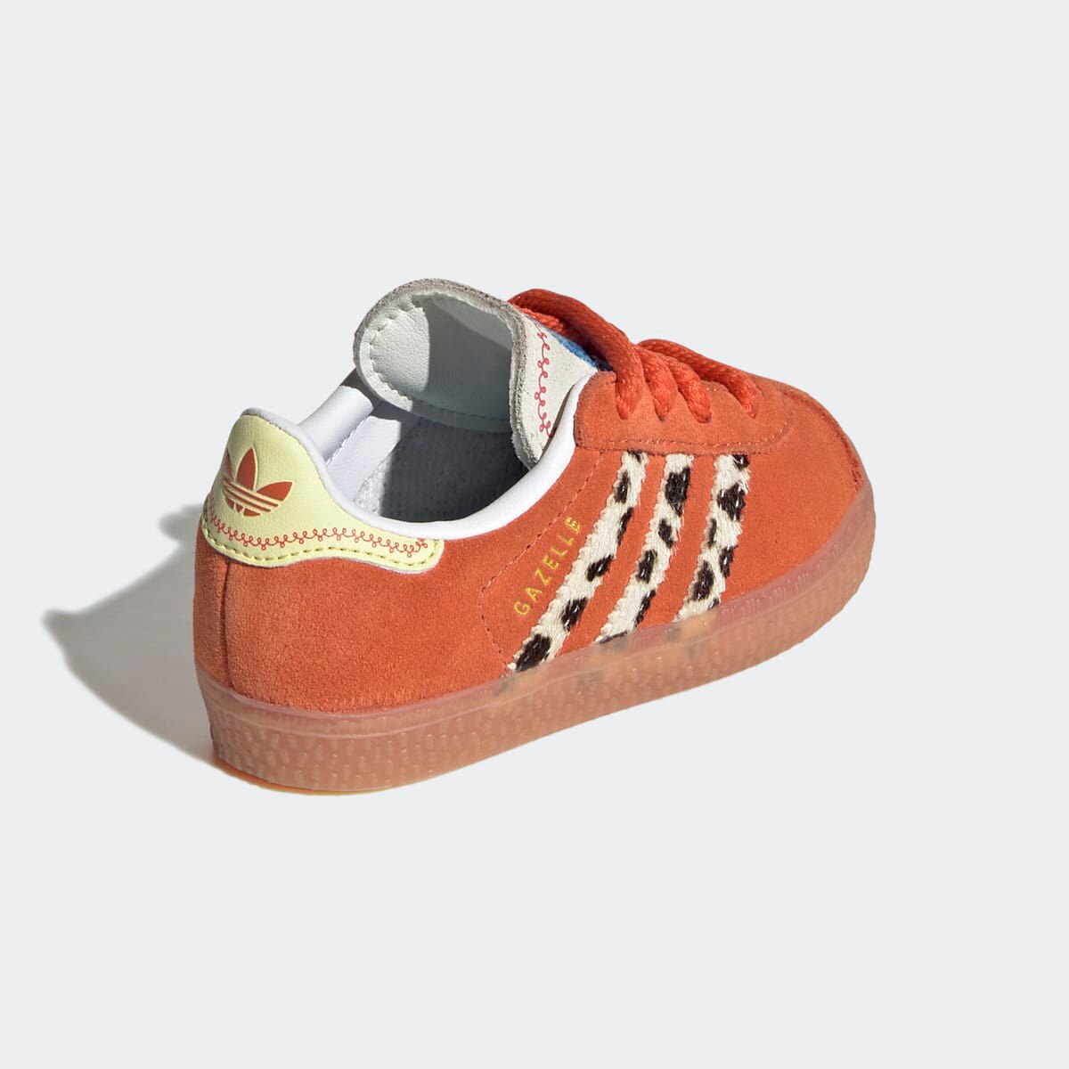 Sapatilhas Casual de Bebé Gazelle CF EL I Originals Laranja-5