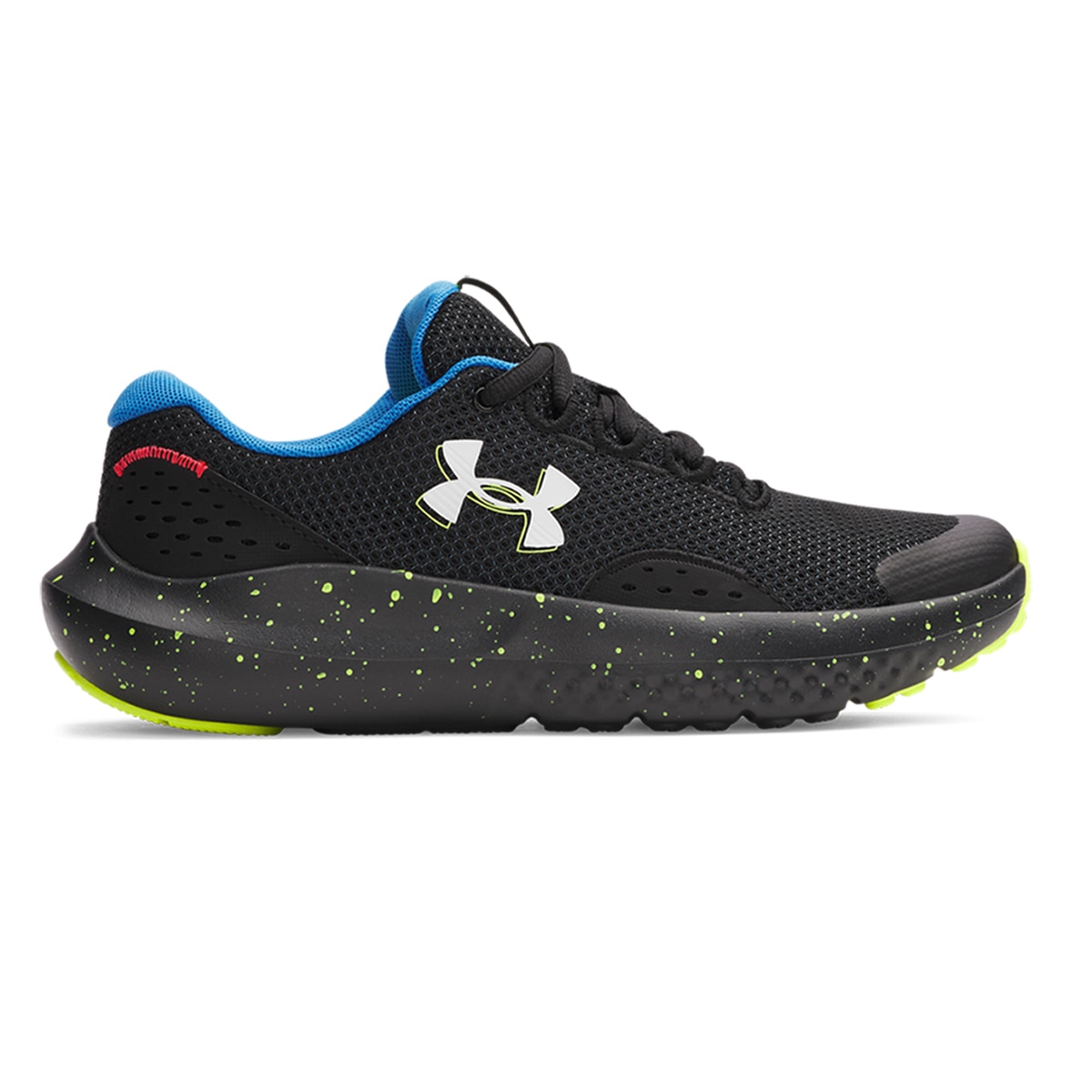 Sapatilhas de Running de Menino UA BGS Surge 4 Preto-1