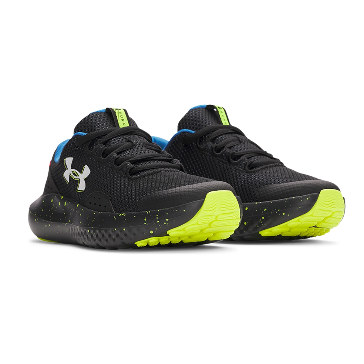 Sapatilhas de Running de Menino UA BGS Surge 4 Preto-2