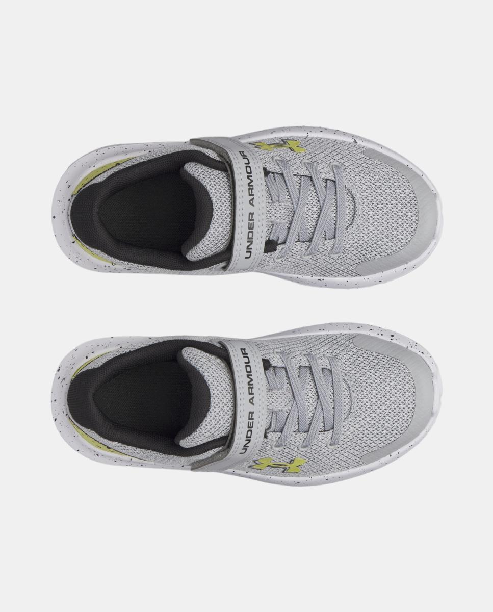 Sapatilhas de Running de Criança UA BPS Surge 4 AC Cinzento-3