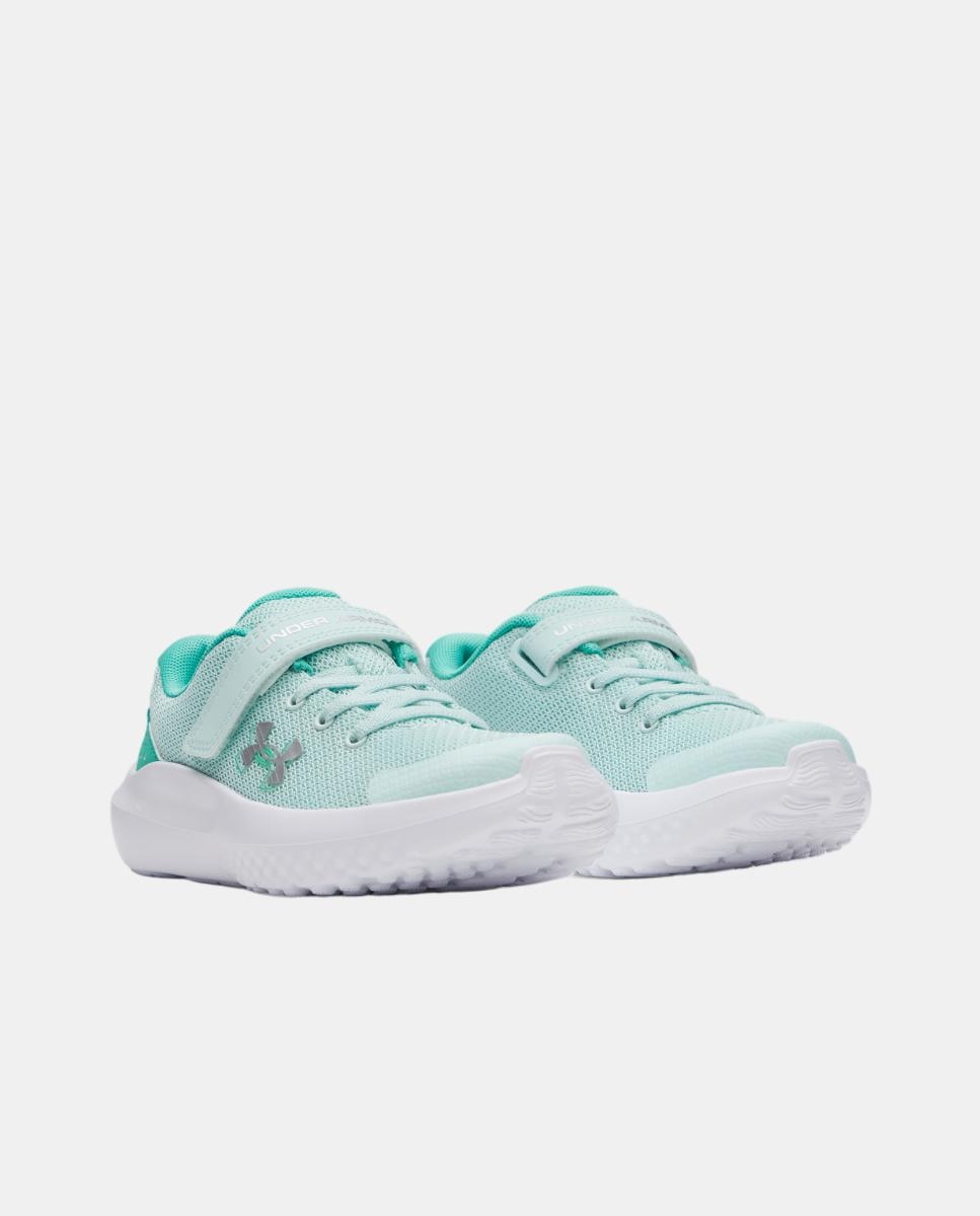 Sapatilhas de Running de Criança UA GPS Surge 4 AC Verde-2
