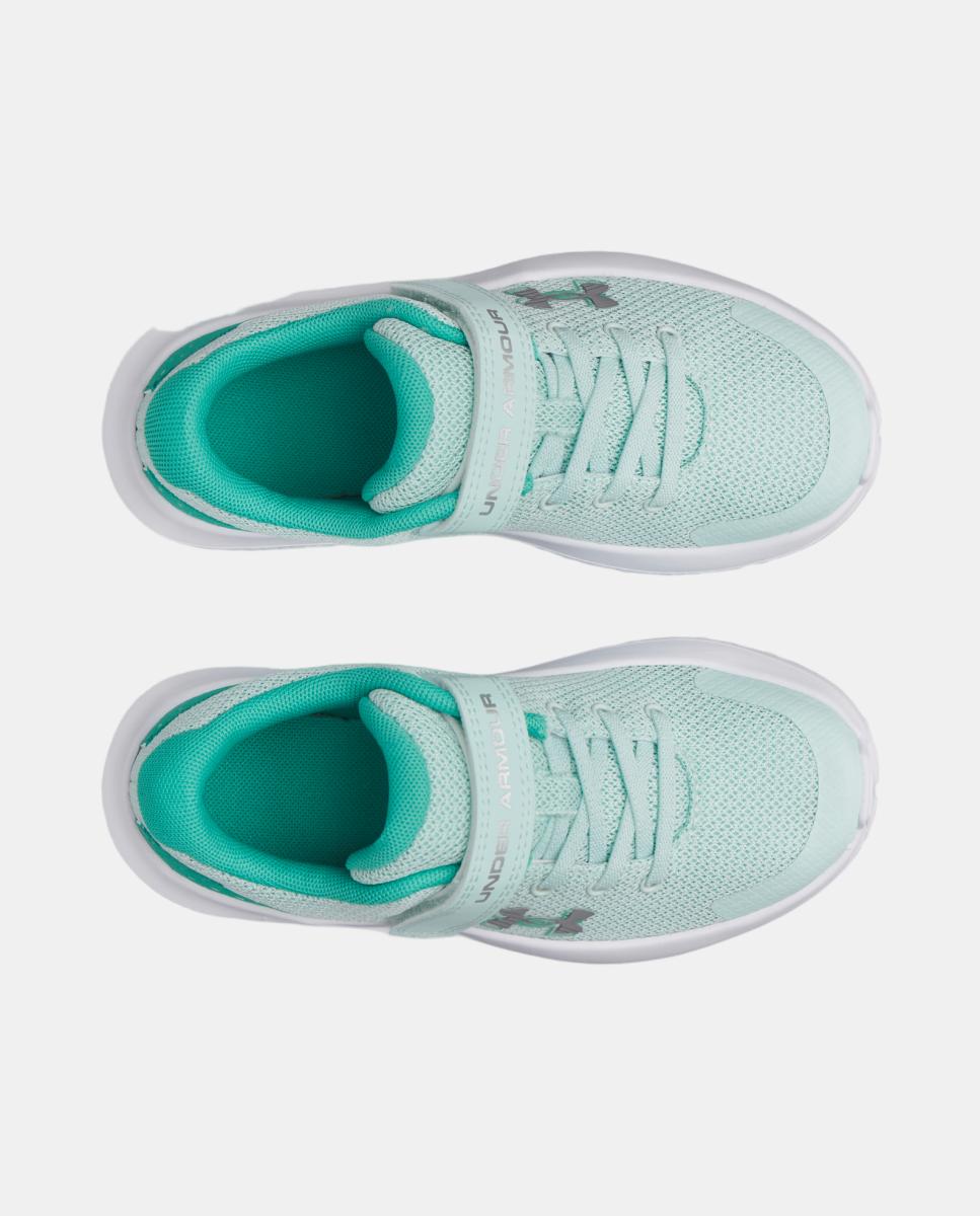 Sapatilhas de Running de Criança UA GPS Surge 4 AC Verde-3