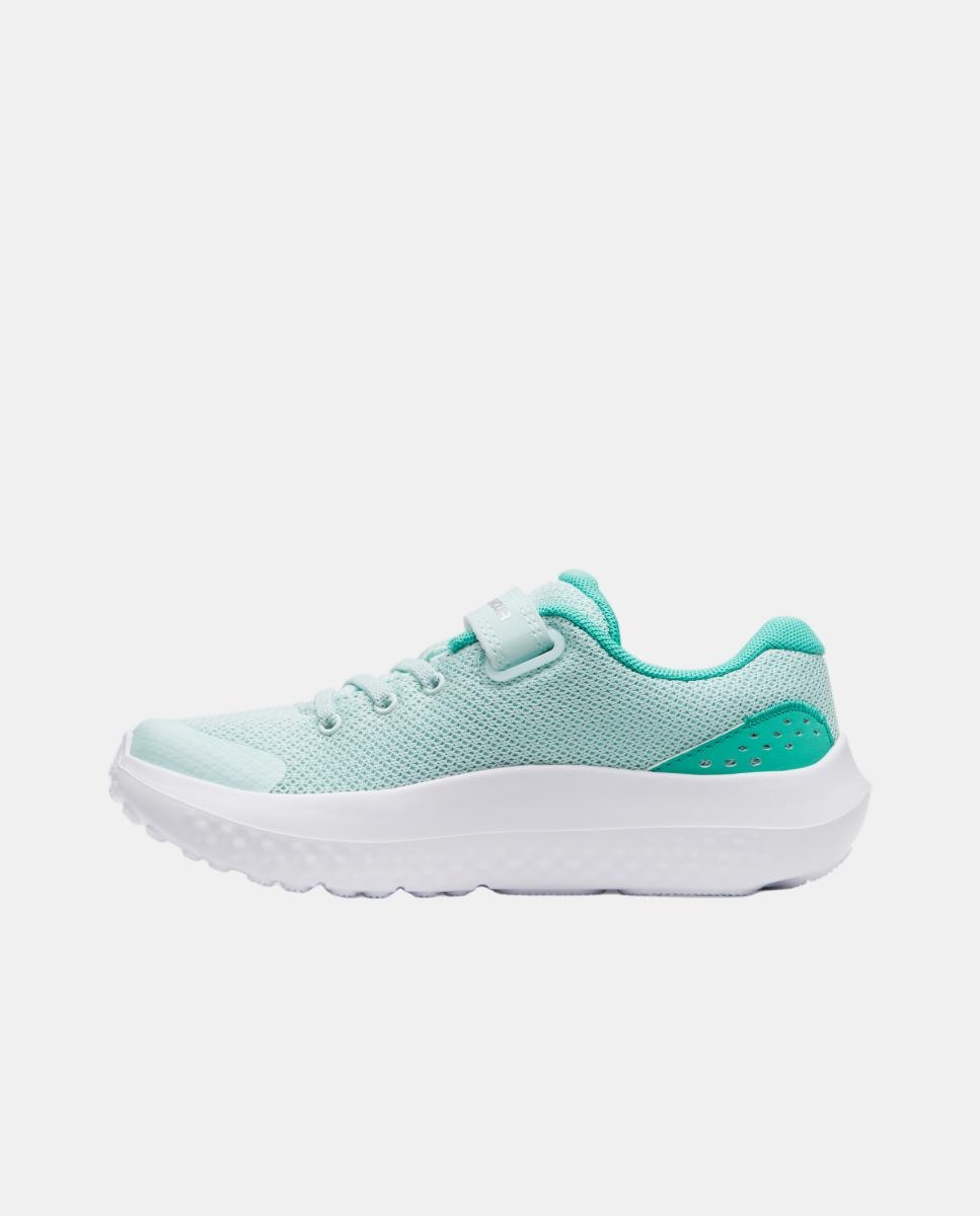 Sapatilhas de Running de Criança UA GPS Surge 4 AC Verde-4