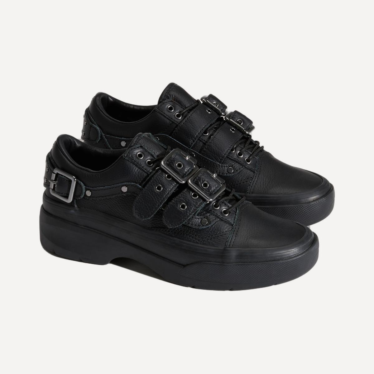 Sapatilhas LX Old Skool Buckle de Mulher Preto-2
