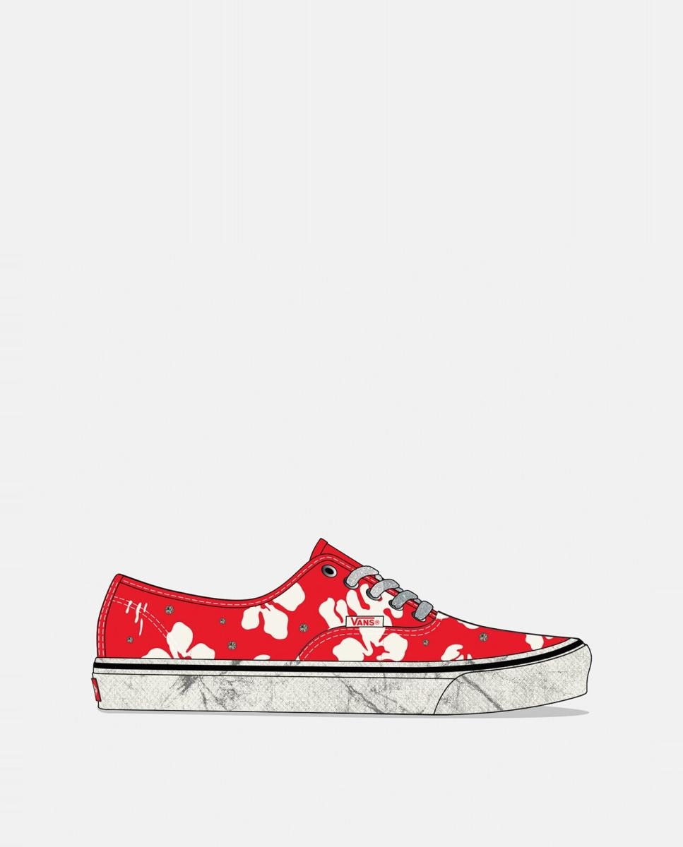 Sapatilhas LX Authentic 44 de Mulher Estampado/Branco-2