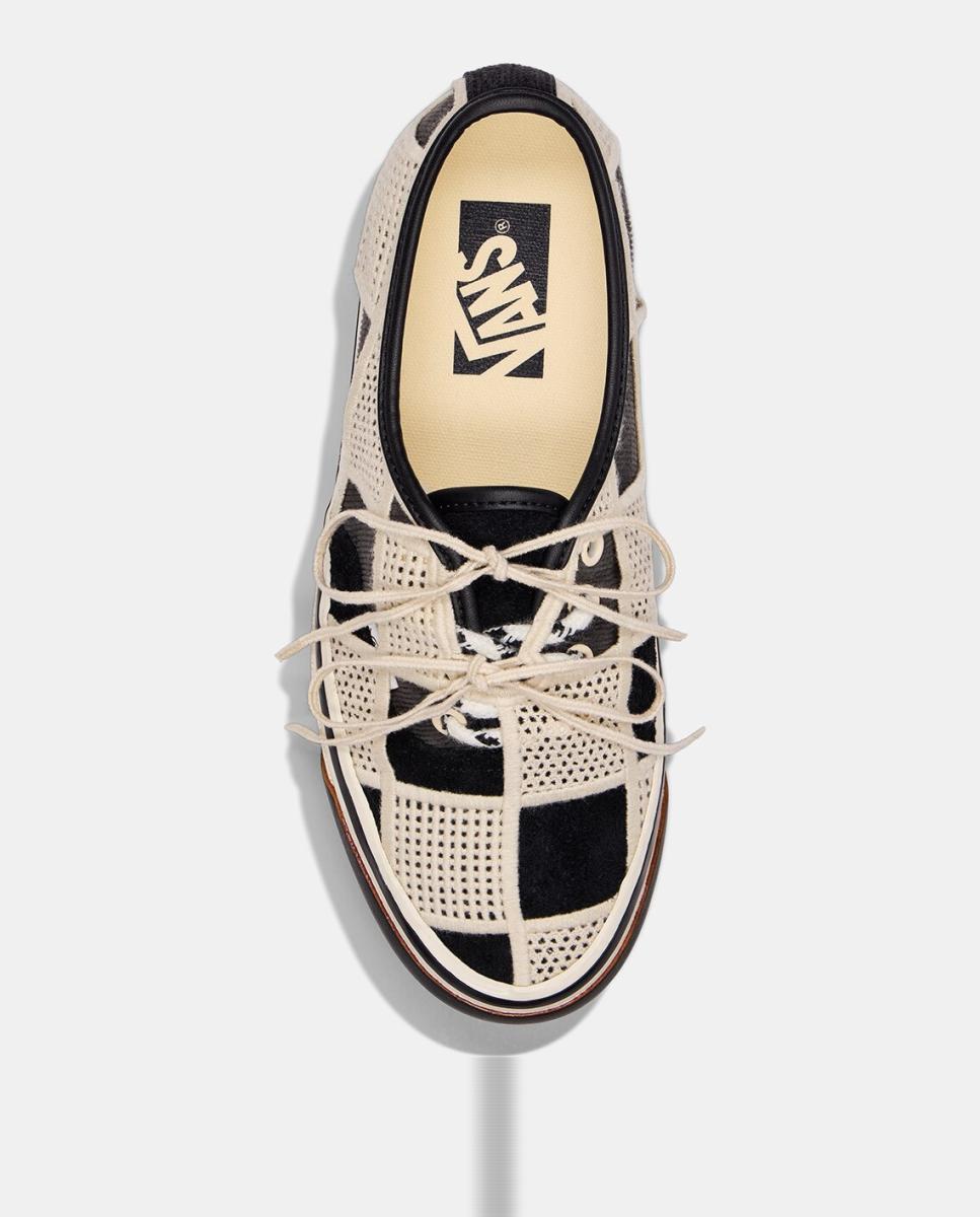 Sapatilhas LX Authentic 44 Shell Knit de Homem Preto / Branco-2