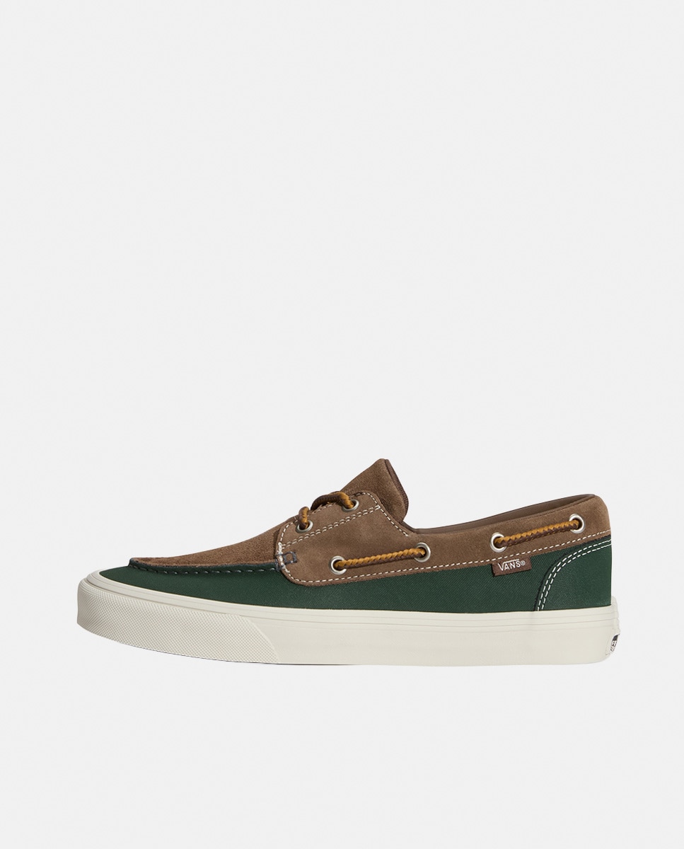 Imagen 0 de Vans 2-Eyelet Boat Shoe WTZD MGREN para hombre Verde / Marrón