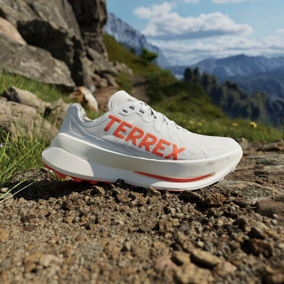 Sapatilhas Trail Running de Homem Terrex Agravic Speed Ultra Branco-10