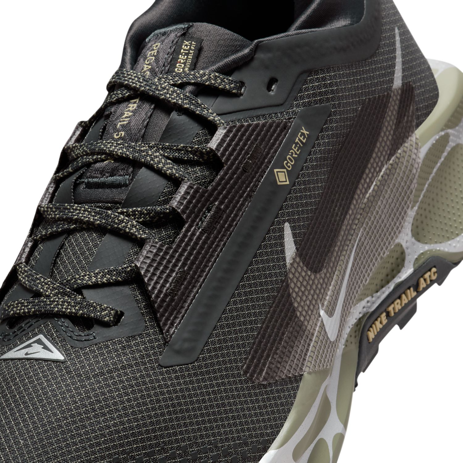Sapatilhas de Trail Running de Homem Reactx Pegasus Trail 5 GTX Preto-3