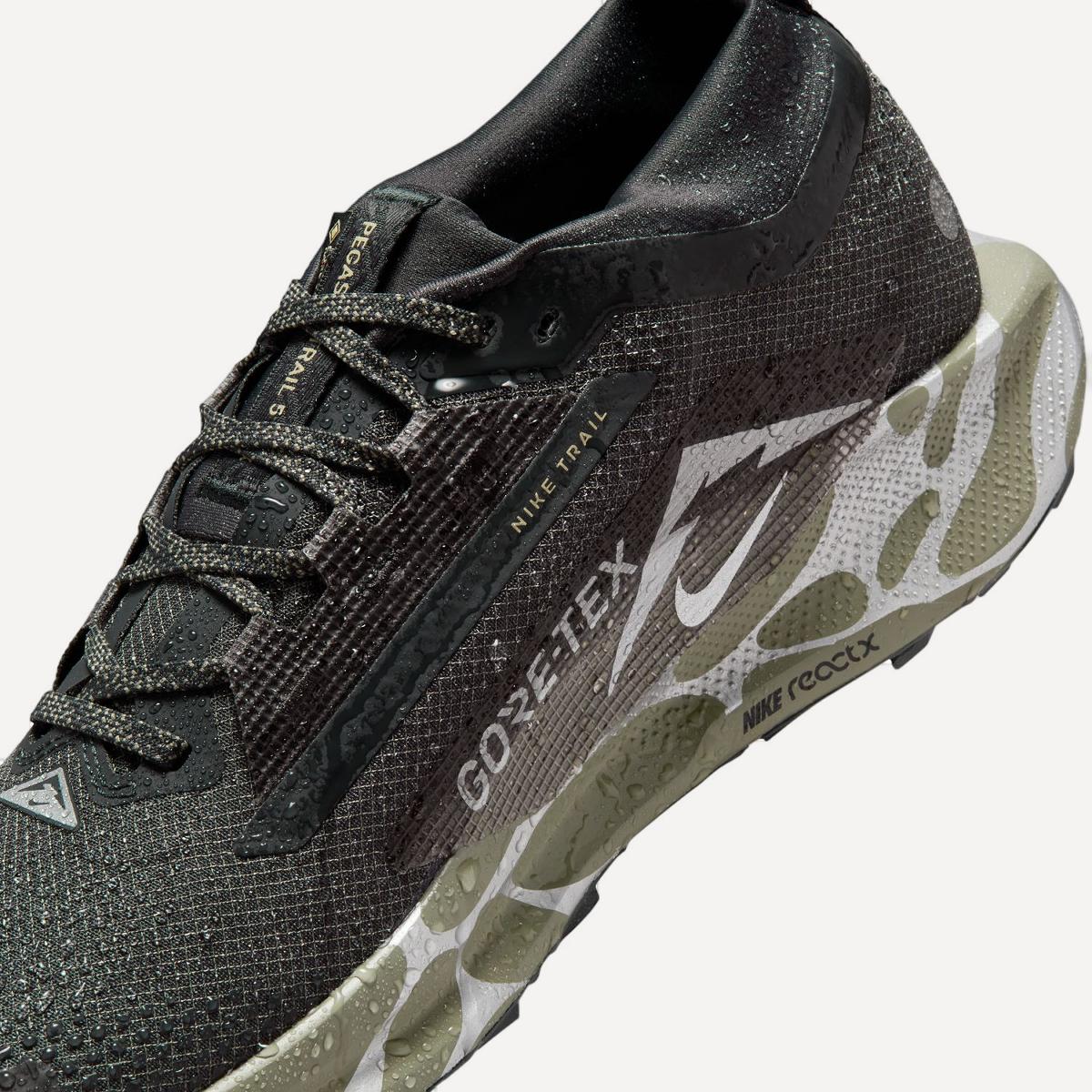 Sapatilhas de Trail Running de Homem Reactx Pegasus Trail 5 GTX Preto-5