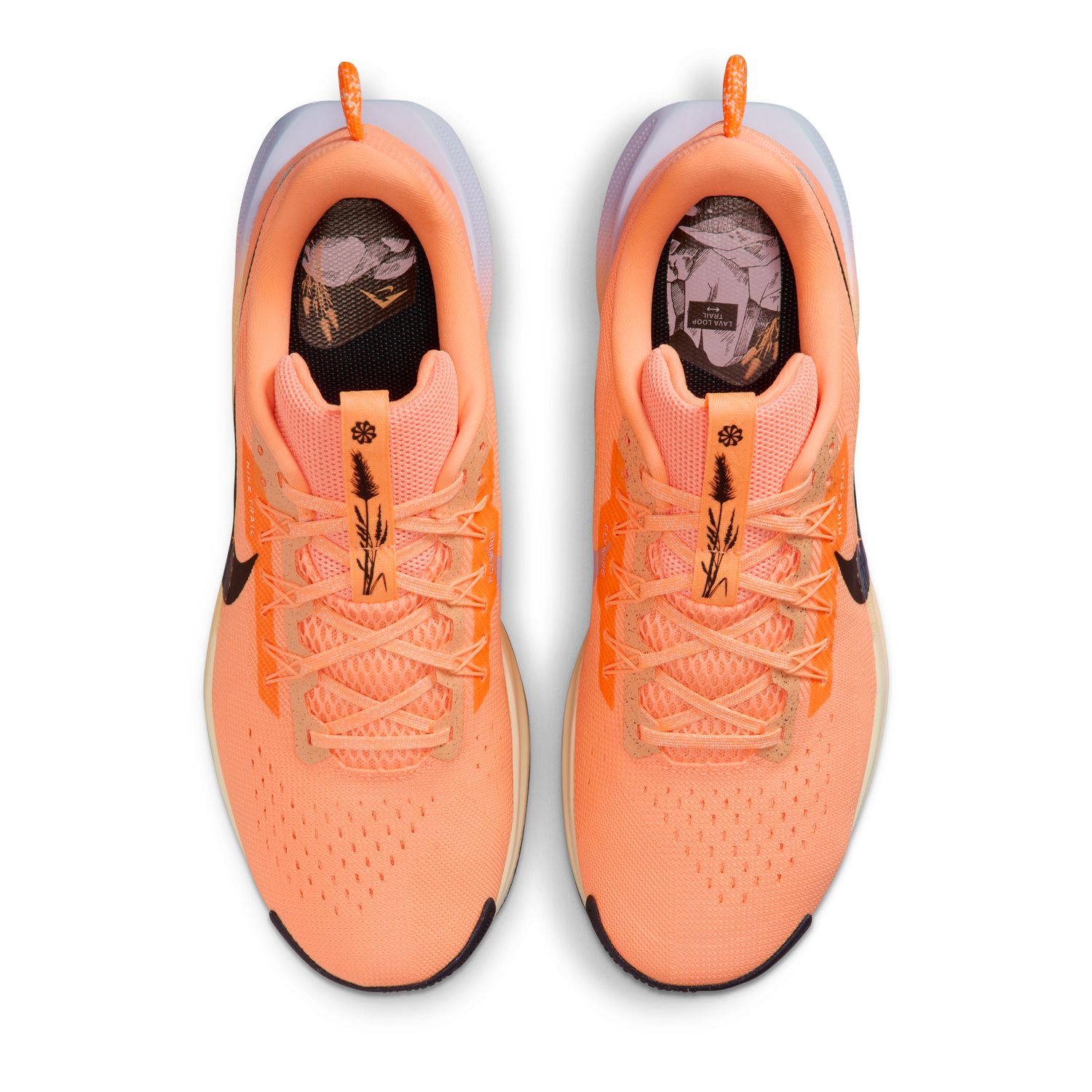 Sapatilhas de Trail Running de Homem Reactx Pegasus Trail 5 Laranja-4