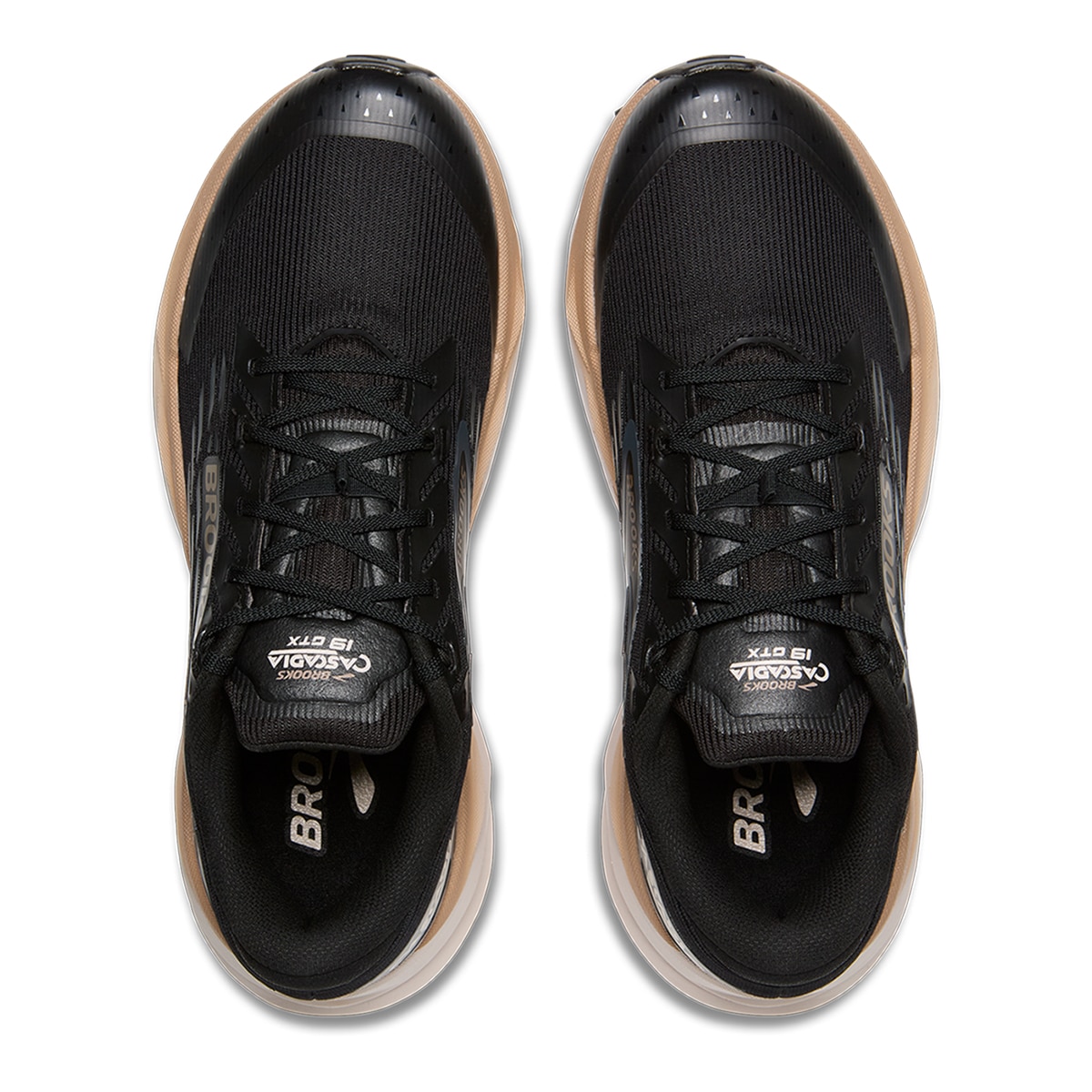 Sapatilhas de Running de Homem Cascadia 19 GTX Preto / Castanho-3