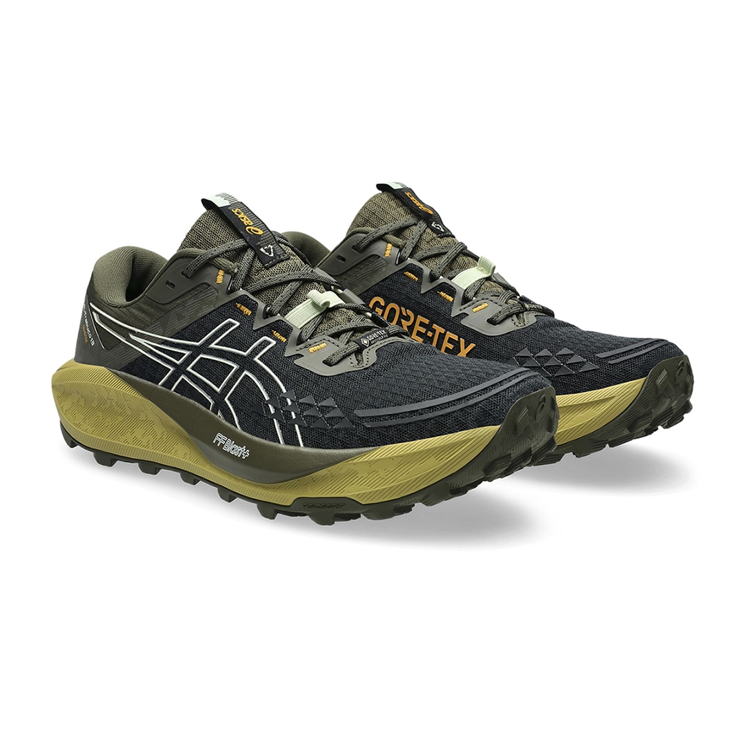 Sapatilhas de Trail Running de Homem Gel-Trabuco 13 Gtx Preto / Verde-2