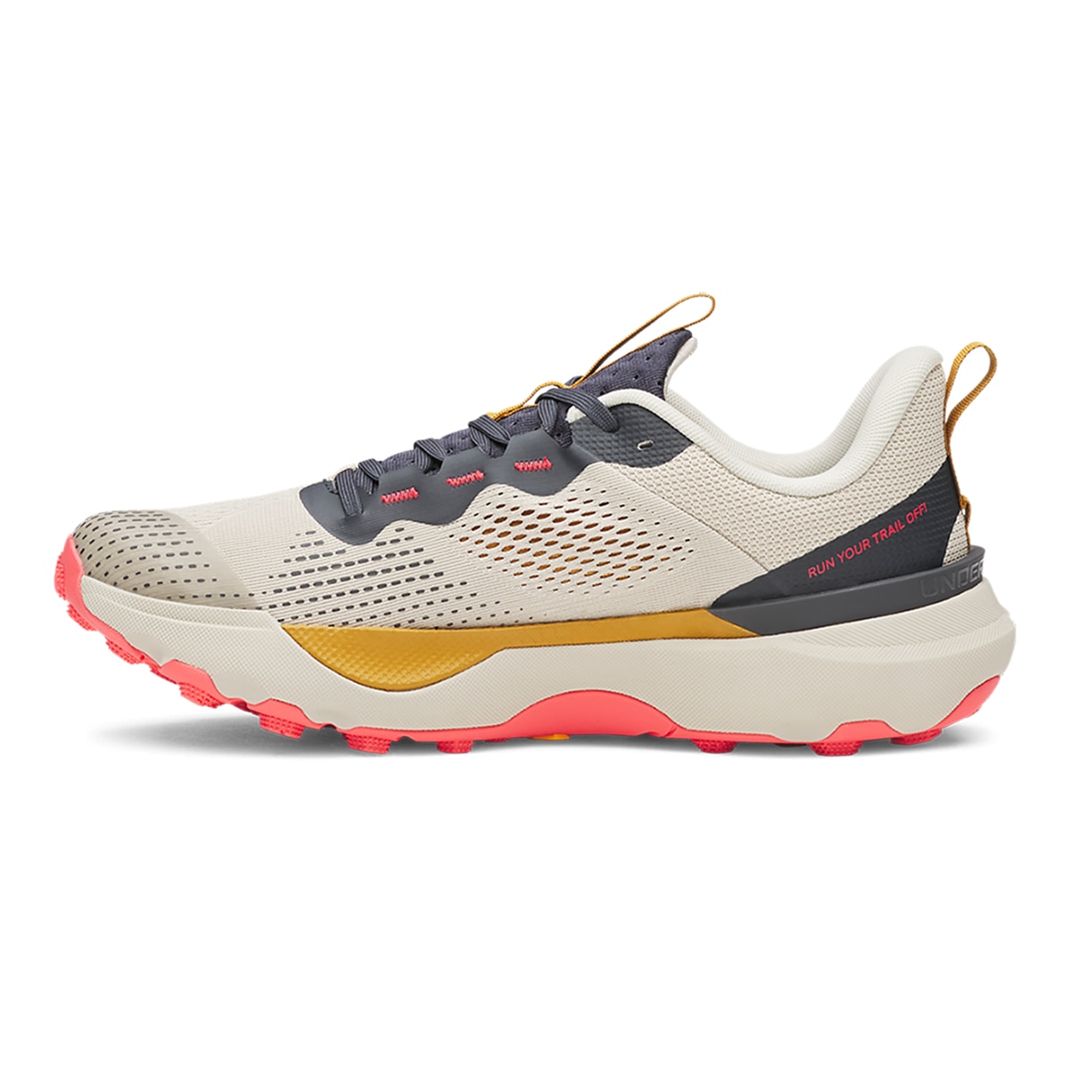 Sapatilhas de Running Unissexo UA U Infinite Pro Trail Bege-4