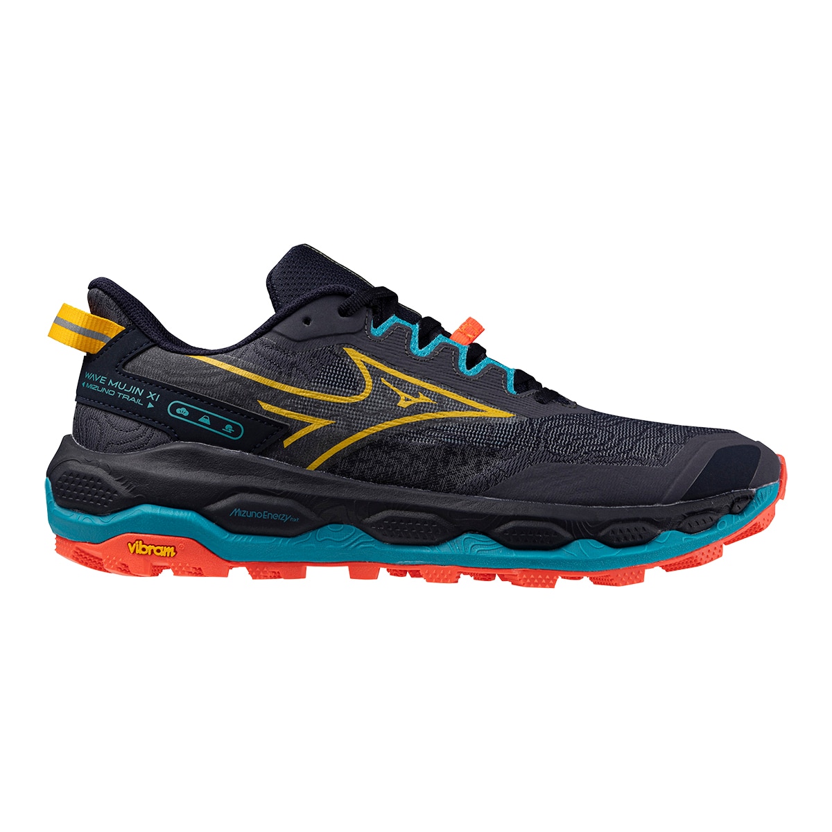 Sapatilhas de Trail Running Wave Mujin 11 Cinzento escuro / Laranja-1
