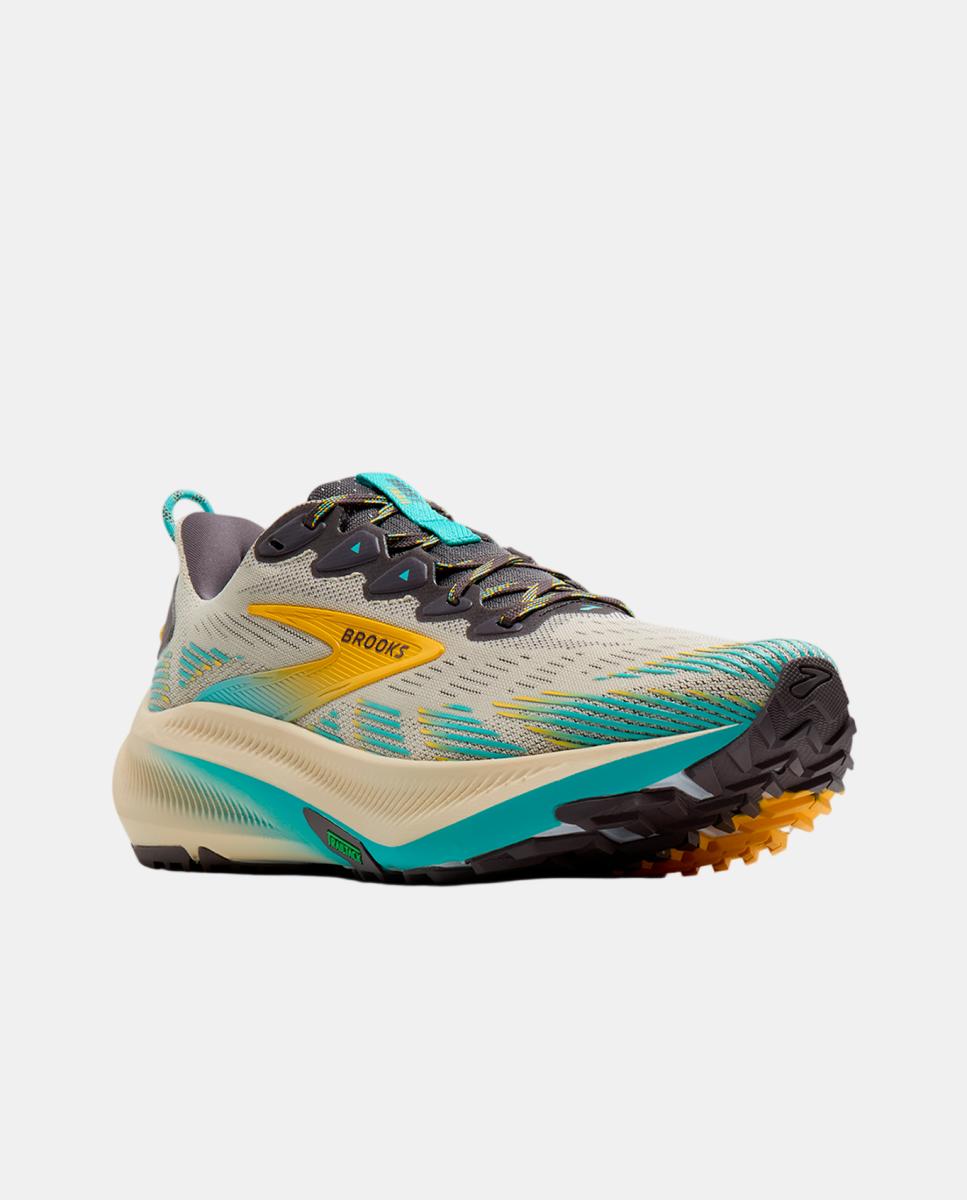 Sapatilhas de Running de Homem Ghost Trail Bege / Azul-2
