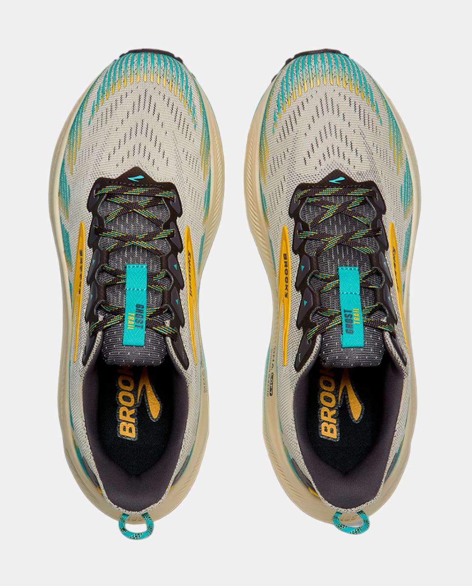 Sapatilhas de Running de Homem Ghost Trail Bege / Azul-3