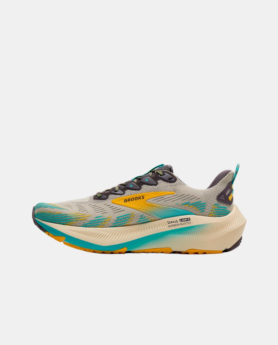 Sapatilhas de Running de Homem Ghost Trail Bege / Azul-4