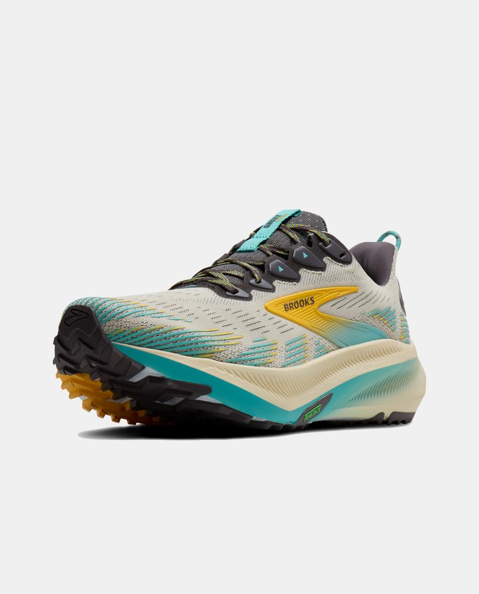 Sapatilhas de Running de Homem Ghost Trail Bege / Azul-7