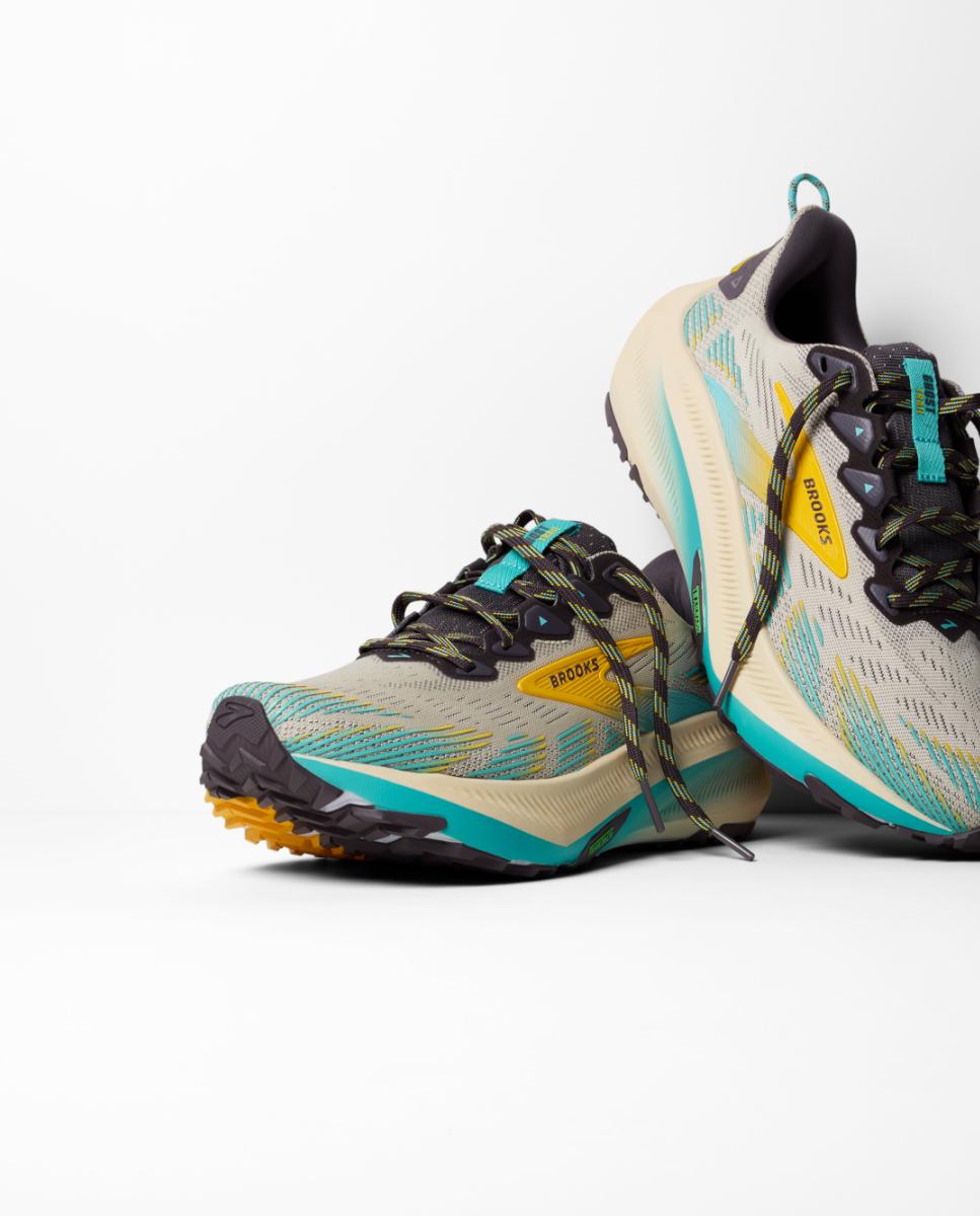 Sapatilhas de Running de Homem Ghost Trail Bege / Azul-8