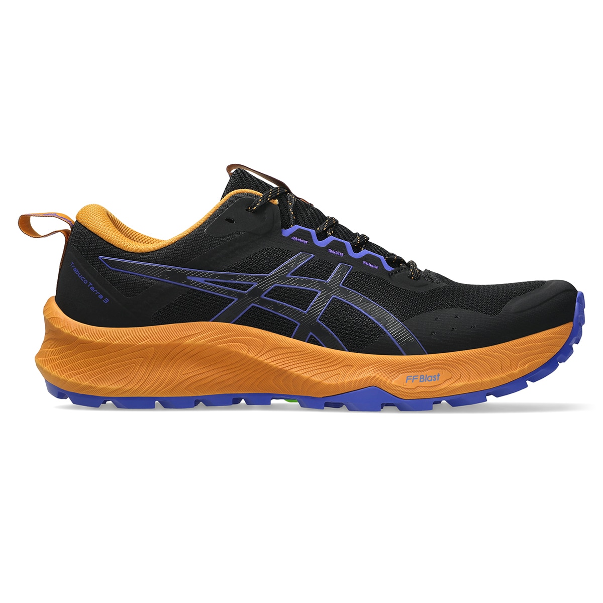Sapatilhas de Running de Homem Trabuco Terra 3 Preto / Azul-1