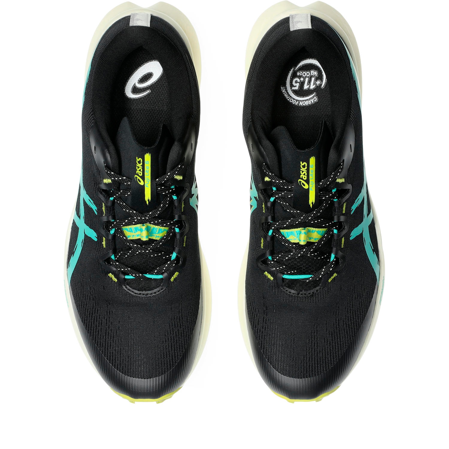 Sapatilhas de Running de Homem Fuji Lite 6 Preto / Verde-3