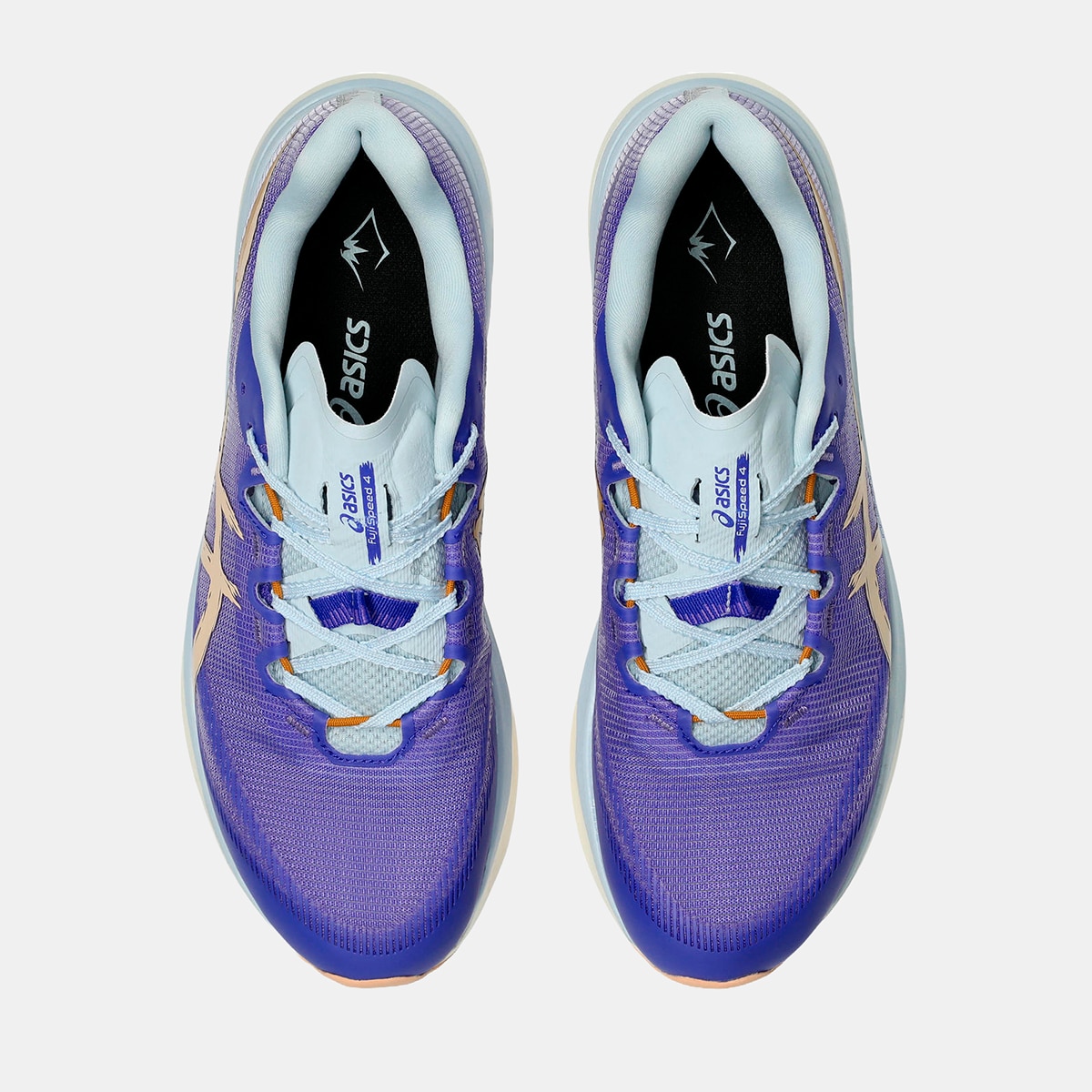 Zapatillas Running unisex FUJISPEED 4 ASICS Azul / Naranja · El