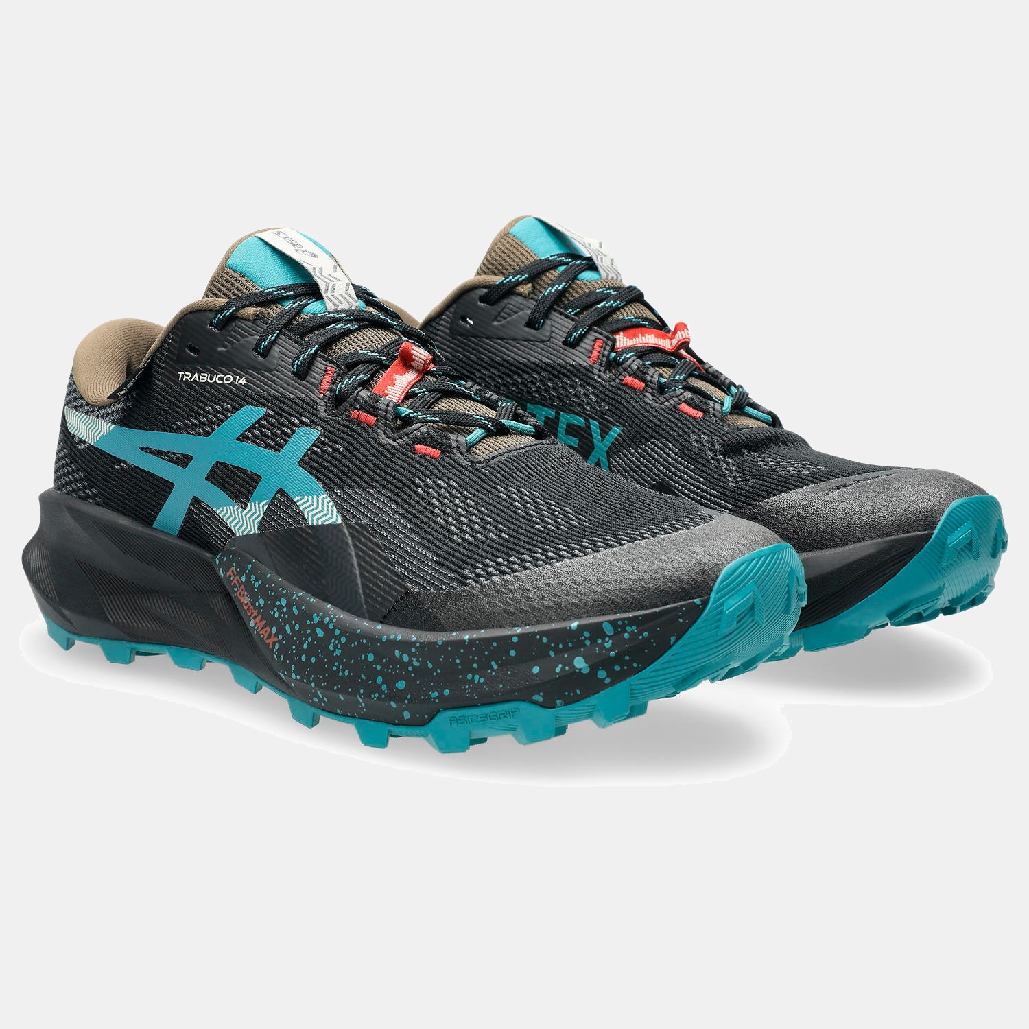 Sapatilhas de Running de Homem Trabuco 14 GTX Preto / Verde-2