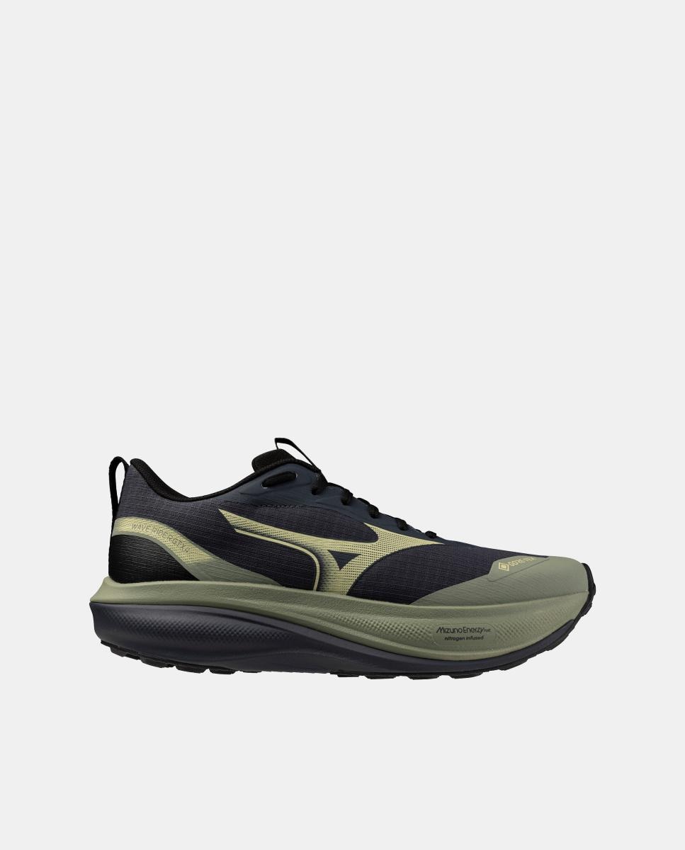 Zapatillas Trail Running WAVE RIDER GTX 4 de Hombre Mizuno - Gris / Verde Gris / Verde-1