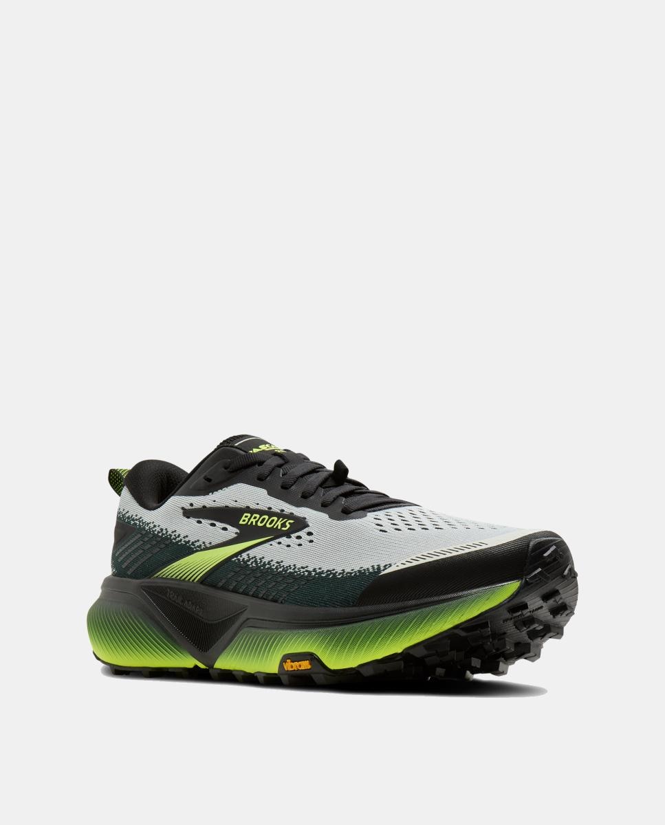 Sapatilhas de running de homem Cascadia 20 Brooks Cinzento / Amarelo-2
