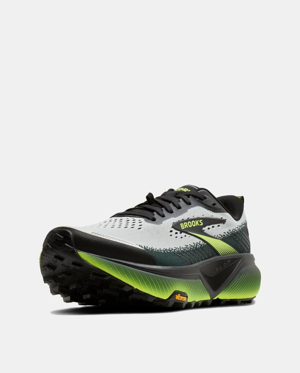 Sapatilhas de running de homem Cascadia 20 Brooks Cinzento / Amarelo-7
