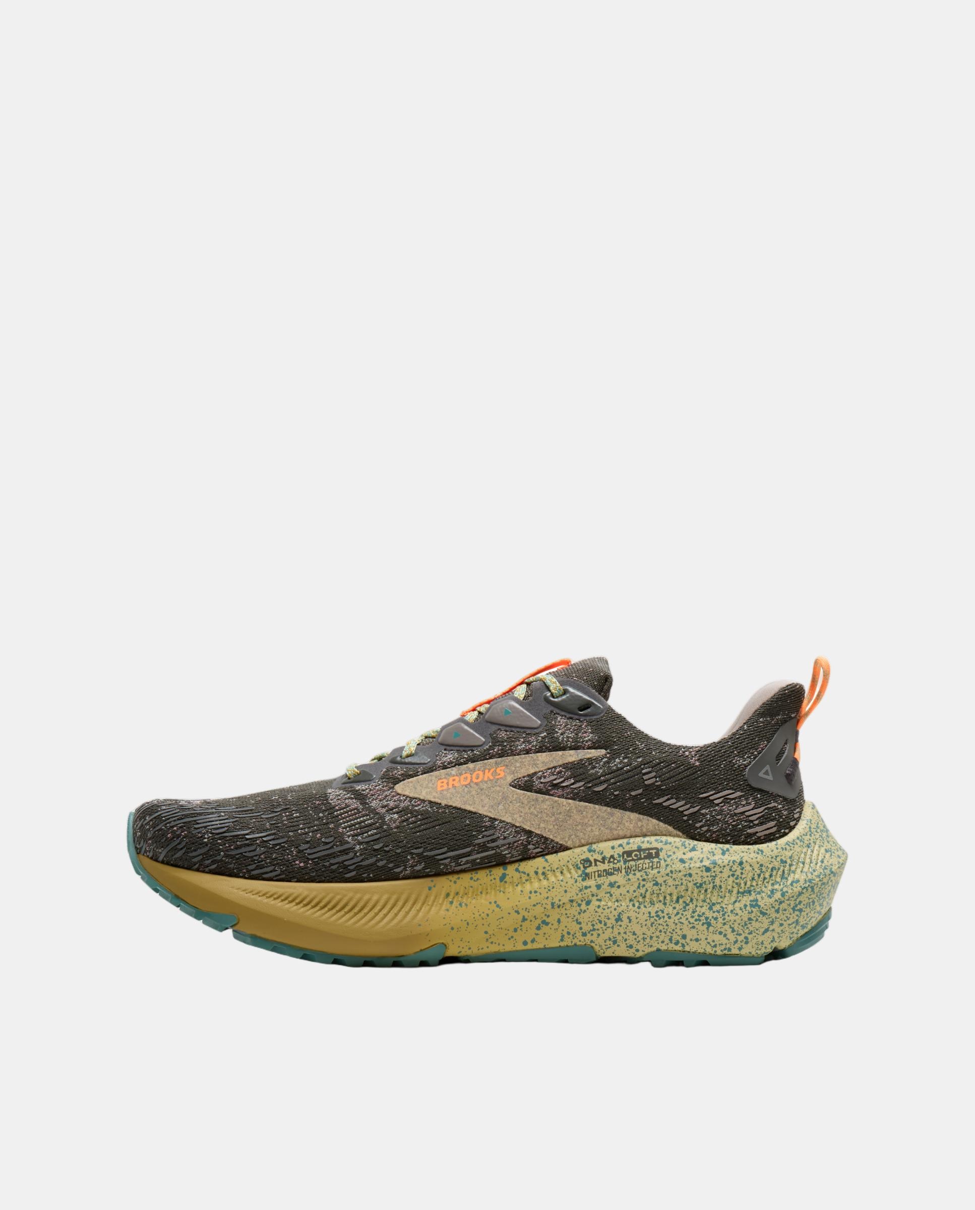 Sapatilhas de running de Homem Ghost Trail Brooks Cinzento / Amarelo-4