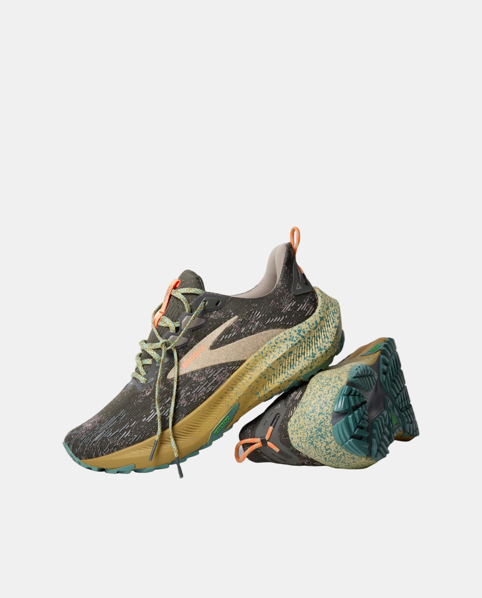 Sapatilhas de running de Homem Ghost Trail Brooks Cinzento / Amarelo-6
