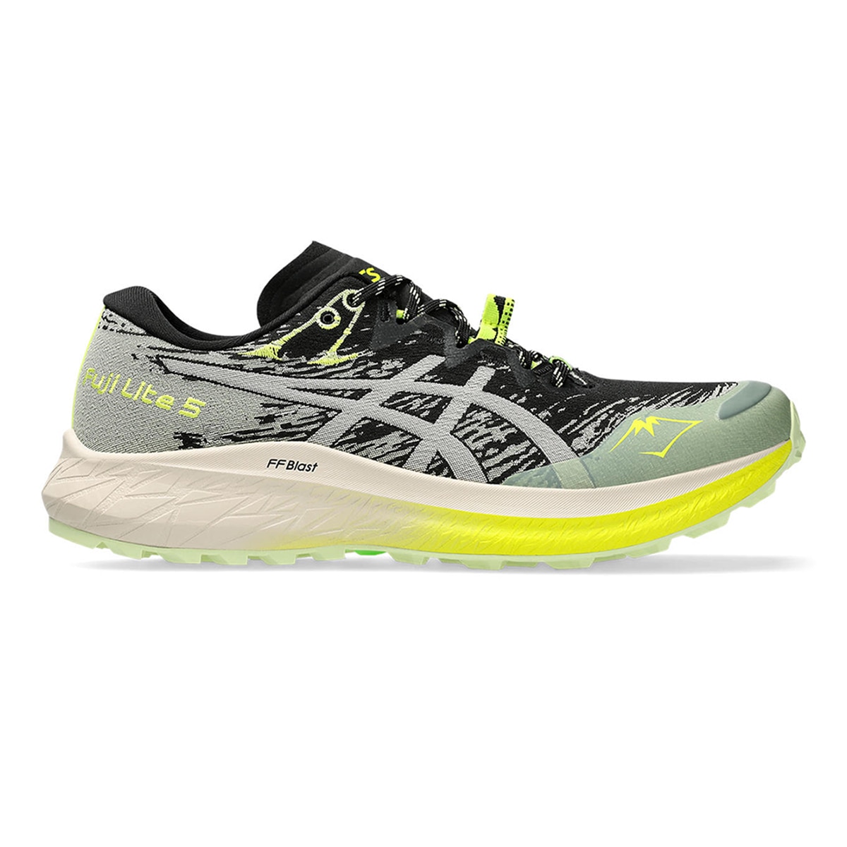 Sapatilhas de Trail Running de Mulher Fuji Lite 5 Preto / Bege-1