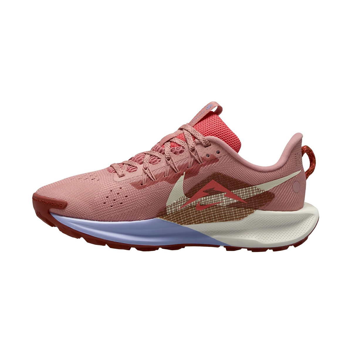 Sapatilhas de Running de Mulher Pegasus Trail 5 Vermelho-4