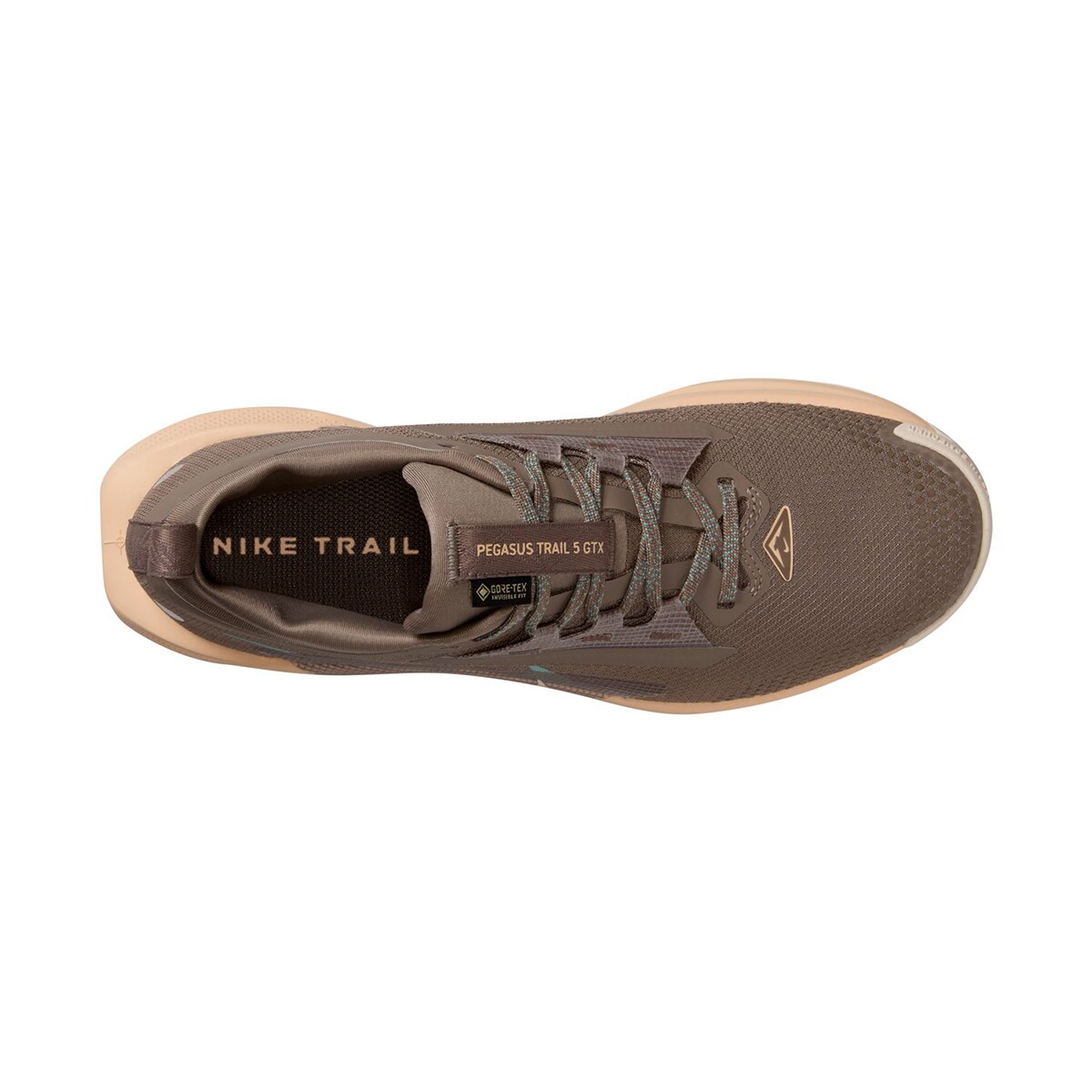 Sapatilhas de Running de Mulher W Pegasus Trail 5 GTX Castanho-2