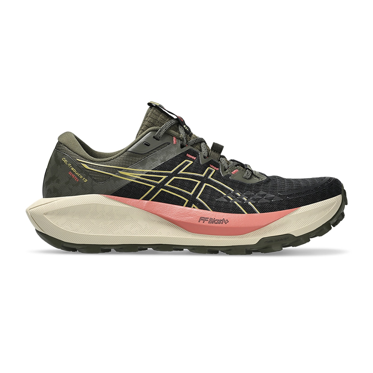 Sapatilhas de Trail Running de Mulher Gel-Trabuco 13 Gtx Preto / Verde-1