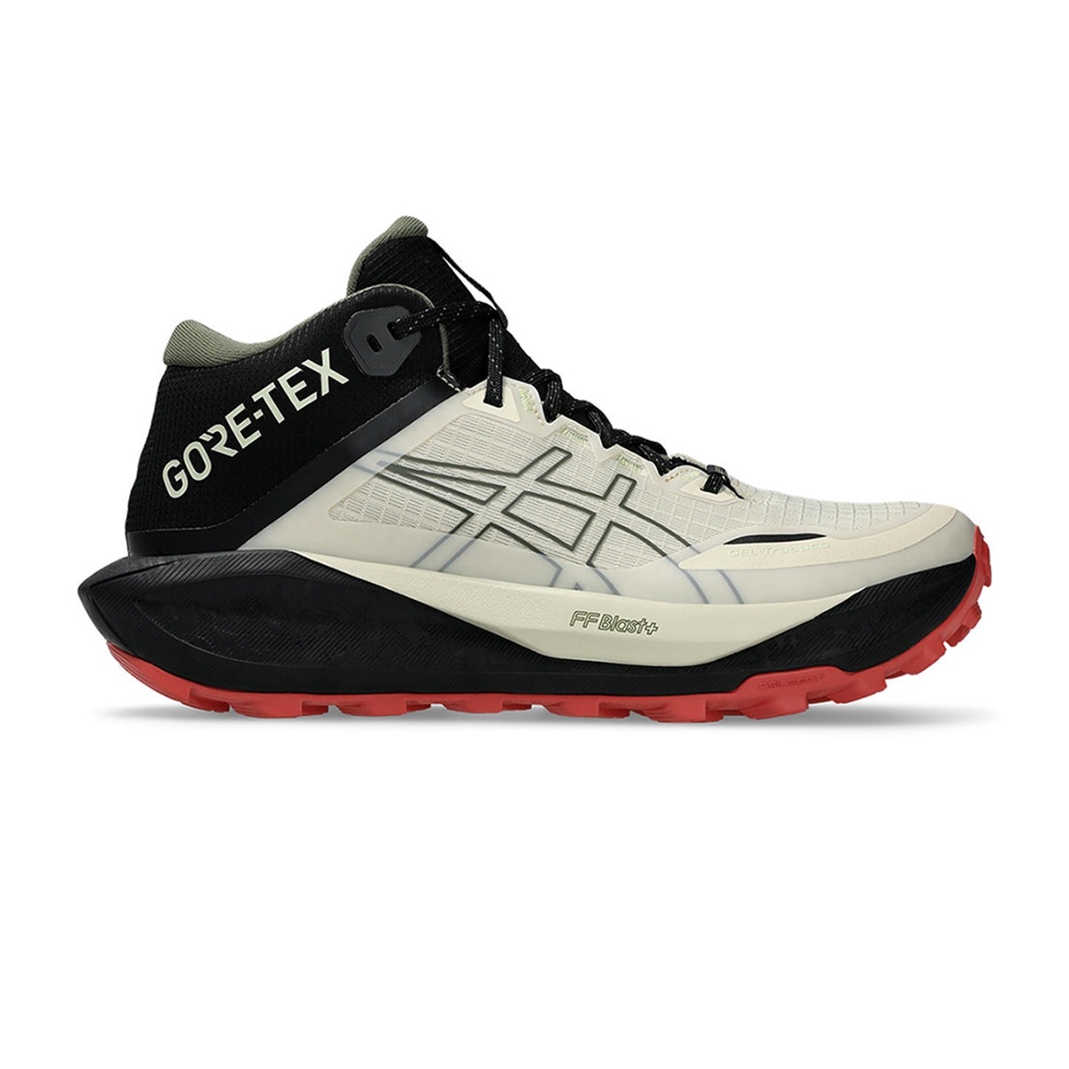 Sapatilhas de Trail Running de Mulher Gel-Trabuco Mt Gtx Bege / Verde-1