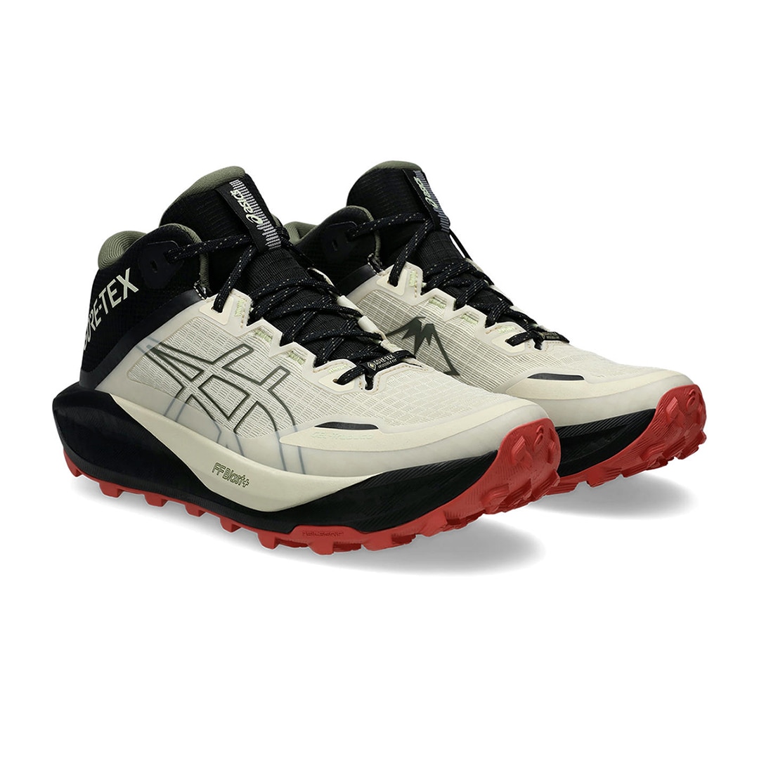 Sapatilhas de Trail Running de Mulher Gel-Trabuco Mt Gtx Bege / Verde-2