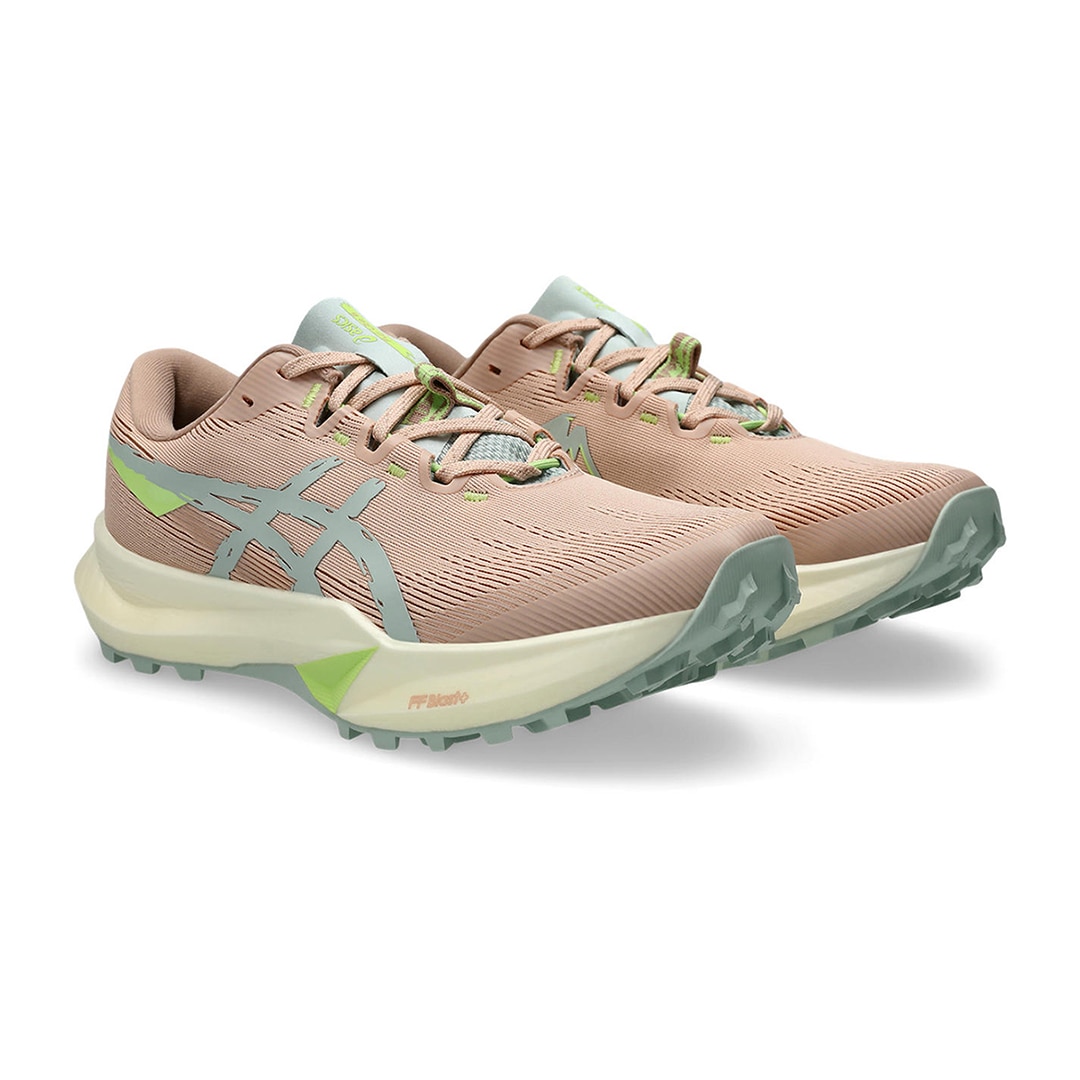 Sapatilhas de Trail Running de Mulher Fuji Lite 6 Laranja / Verde-2