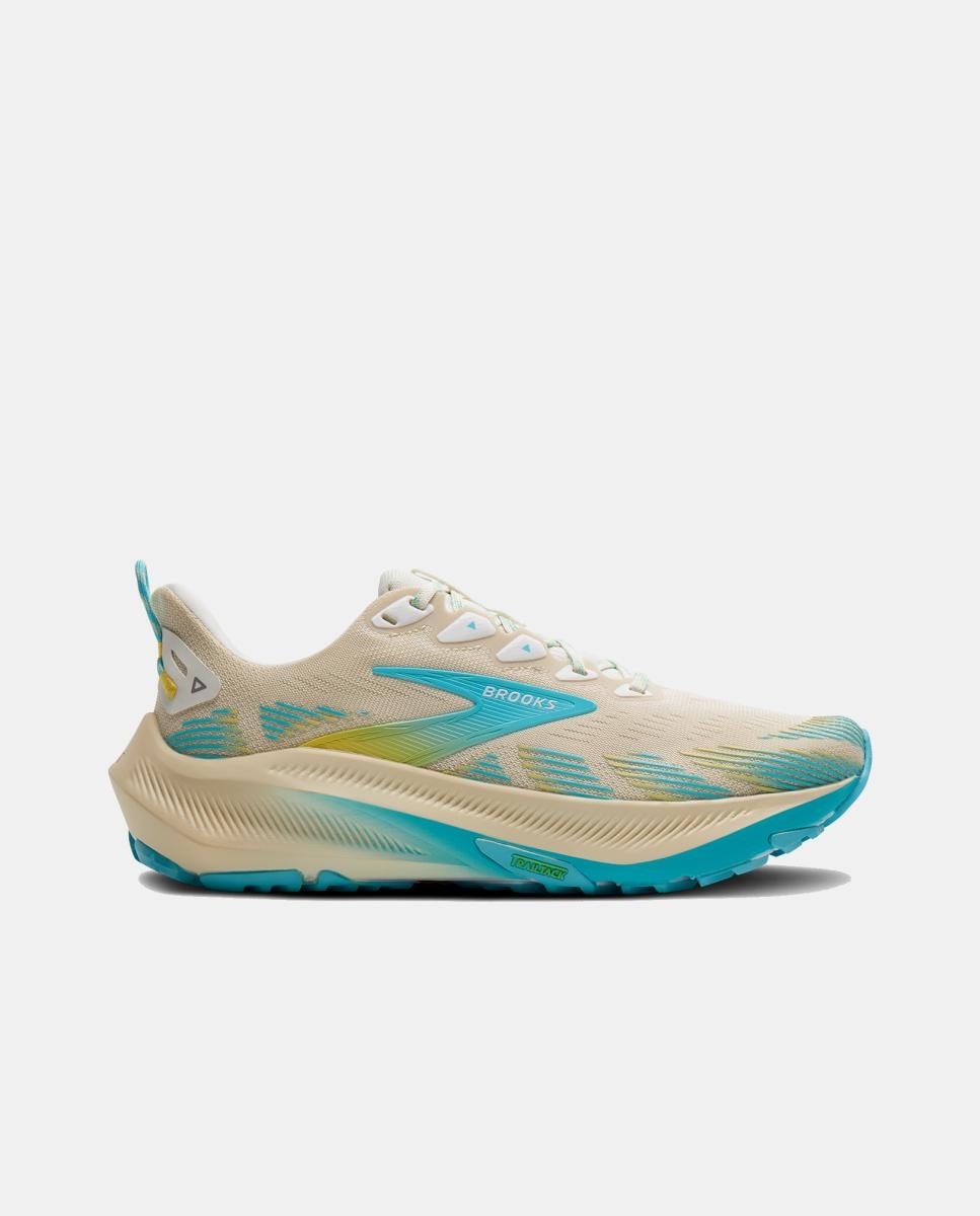 Sapatilhas de Running de Mulher Ghost Trail Bege / Azul-1