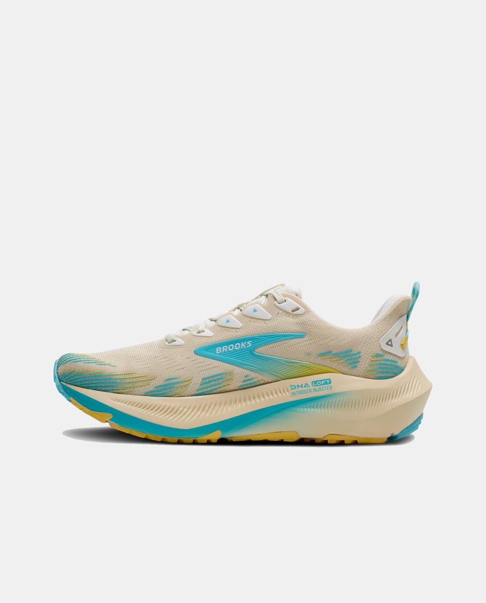 Sapatilhas de Running de Mulher Ghost Trail Bege / Azul-4