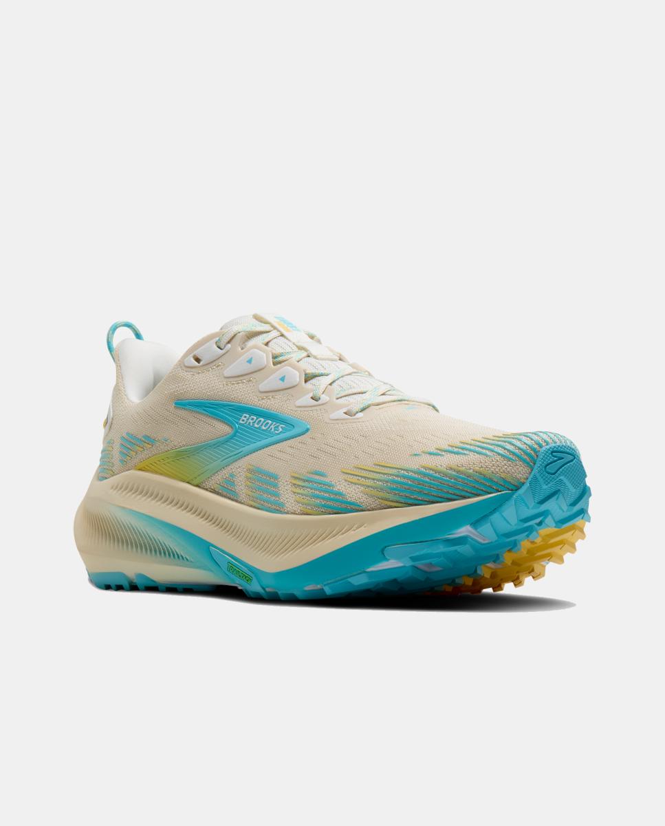 Sapatilhas de Running de Mulher Ghost Trail Bege / Azul-7